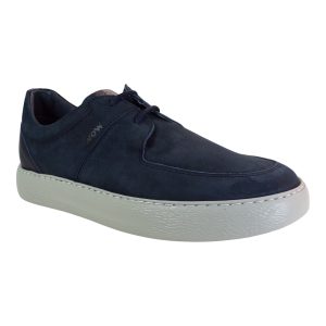 kricket Ανδρικά Παπούτσια Sneakers WOW 25K-7004-34 Μπλέ Δέρμα