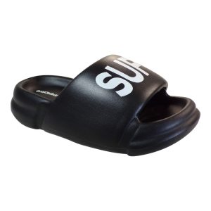 SUPERDRY Γυναιεία Παπούτσια Παντόφλες Sole Sliders AURORA EVA TXS24108 Μαύρο