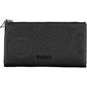 Desigual BOLS DEJAVU INES Γυναικεία Πορτοφόλια 24SAYP15-2000 Μαύρο