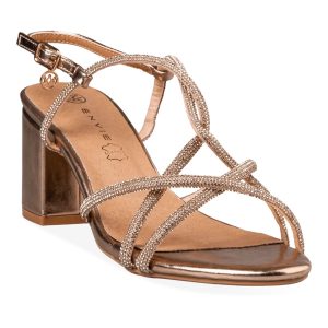 Envie shoes Γυναικεία Πέδιλα E37-21113-13 ROSEGOLD