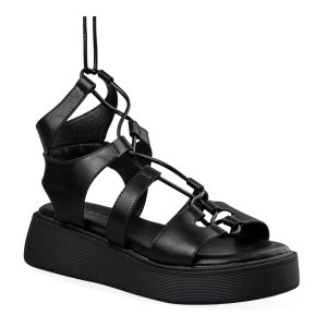 Envie Shoes Γυναικεία Πέδιλα FLATFORM SANDALS E96-21319-34 Μαύρο