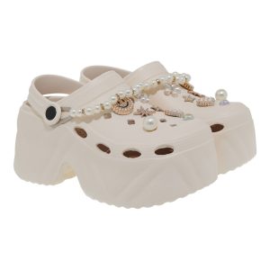EXE Shoes Γυναιεία Παπούτσια Παντόφλες Σαμπό 700-050 Mπέζ-Χρυσό U47000503121