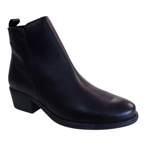 PEPE MENARGUES SHOES Γυναικεία Παπούτσια Μποτάκια 20412 Μαύρο Δέρμα