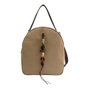 FRNC FRANCESCO Τσάντα Γυναικεία Πλάτης-Backpack 5563 BG Μπέζ