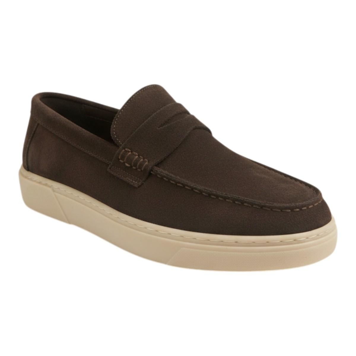 NICO VARELL Ανδρικά παπούτσια LOAFERS 39W-056 Καφέ Καστόρι W539W0561504