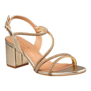 Envie shoes Γυναικεία Πέδιλα E37-23179-59 Χρυσό