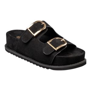 Envie Shoes Γυναικεία Πέδιλα FLATFORM SANDALS E96-23250-34 Μαύρο