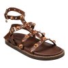 Envie Shoes Γυναικεία Πέδιλα FLATFORM SANDALS E96-23273-28 Καφέ