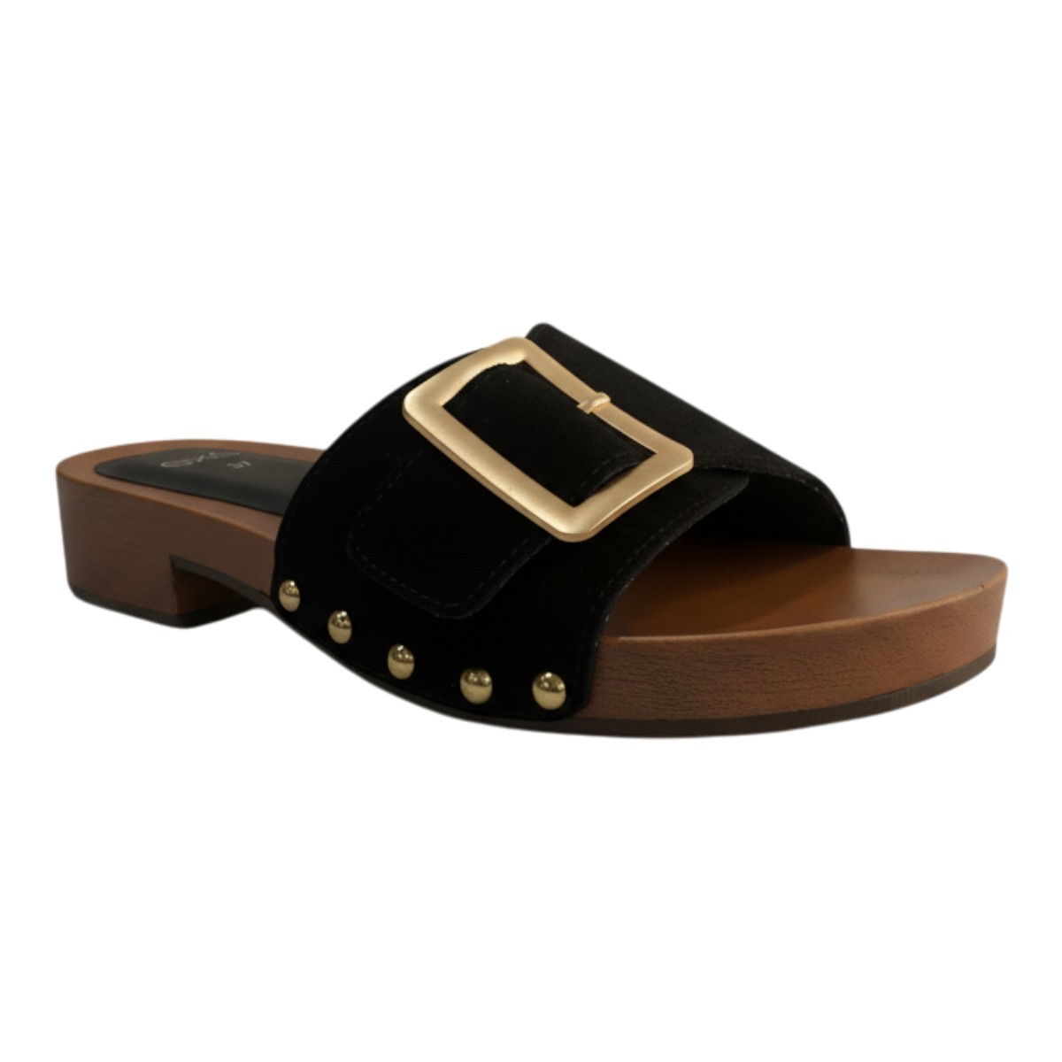 Exe Shoes Γυναικεία Παπούτσια FLATS MULES 89Q-202 Μαύρο Καστόρι W489Q2022004