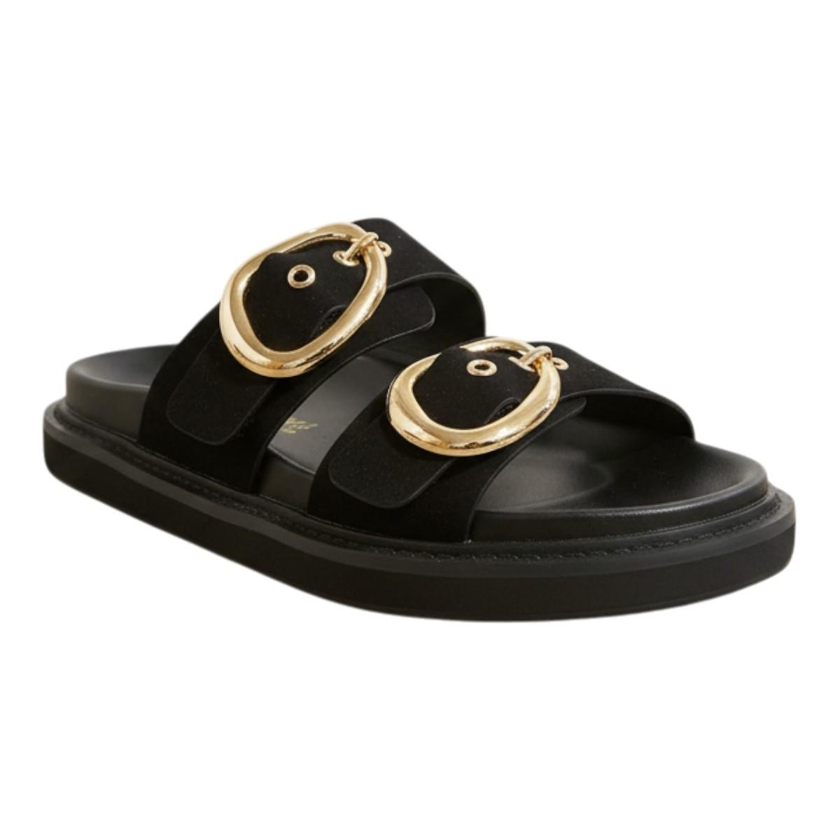 Envie Shoes Γυναικεία Πέδιλα FLATFORM SANDALS E96-23241-34 Μαύρο