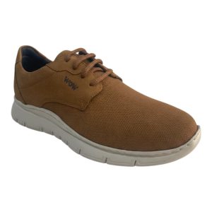 kricket Ανδρικά Παπούτσια Sneakers WOW 7027-3 Ταμπά Δέρμα