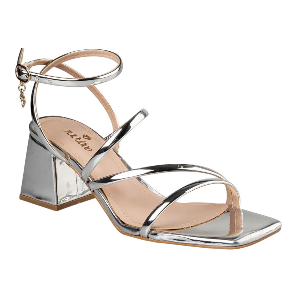 Mairiboo by Envie Shoes Γυναικεία Πέδιλα M03-19971-21 Ασημί MINI ELECTRICITY