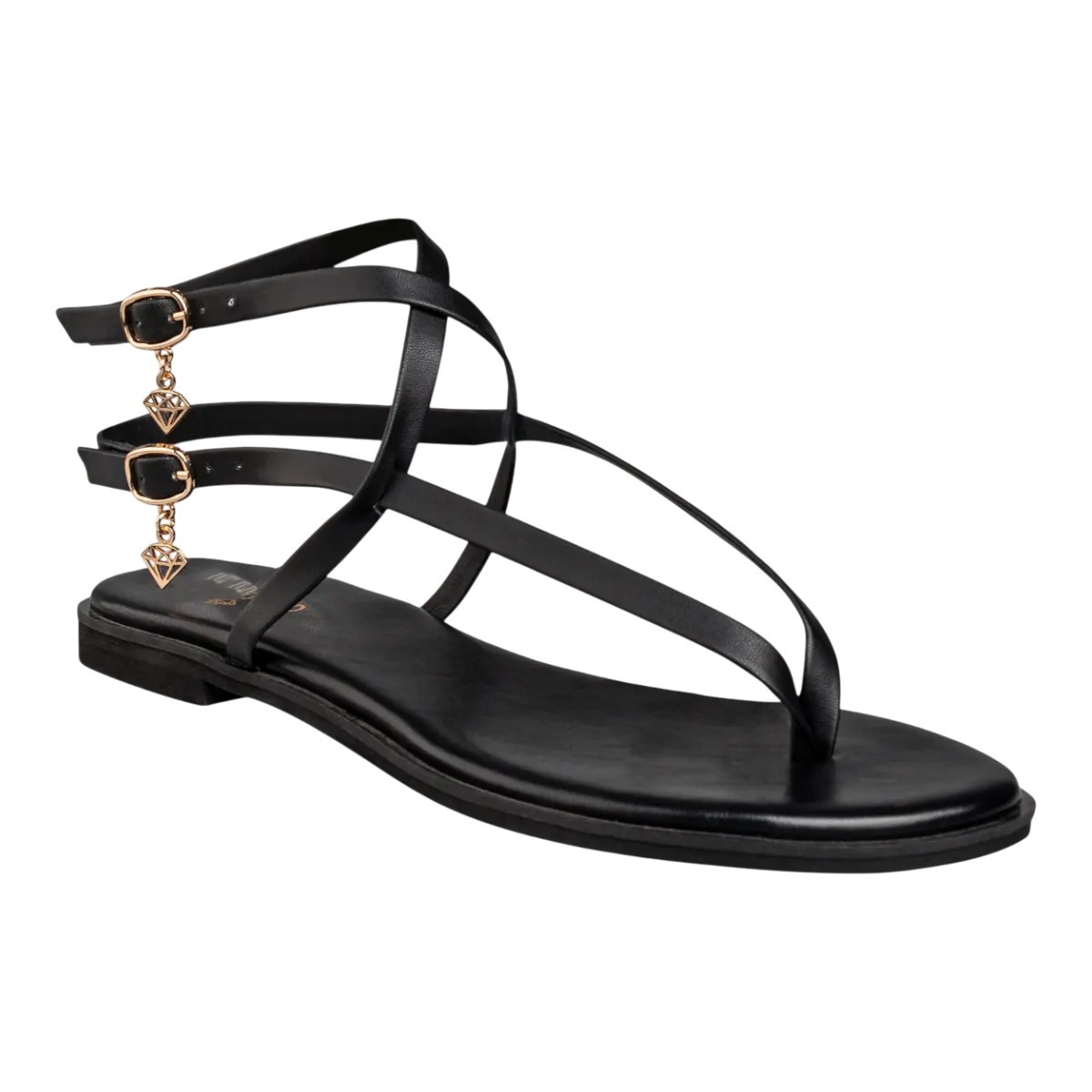 Mairiboo by Envie Shoes Γυναικεία Πέδιλα M03-23945-34 Μαύρο SIMI