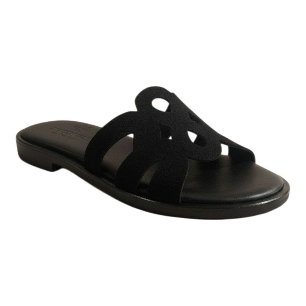 Myconian Greek Sandals Γυναικεία Παπούτσια Παντόφλες 21185 Μαύρο