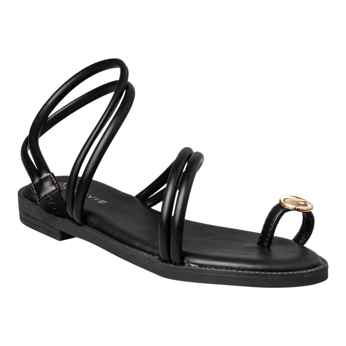 Envie Shoes Γυναικεία Πέδιλα FLAT SANDALS E96-23330-34 Μαύρο