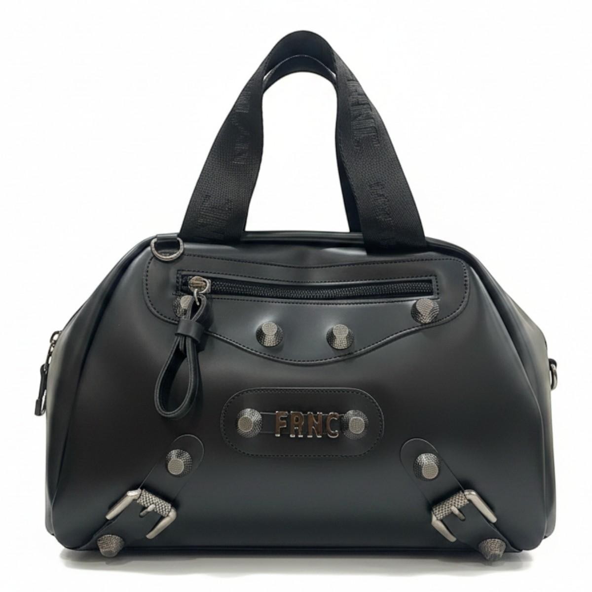 FRNC FRANCESCO Τσάντα Γυναικεία Χειρός-Ώμου ROXIE BOWLING BAG 2367 BLK Μαύρο