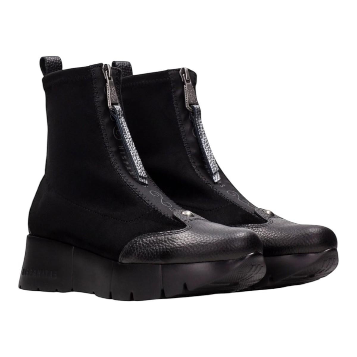 Hispanitas Γυναικεία Mπότακια Sport ankle boot montana -6 HI265104-C004 Μαύρο