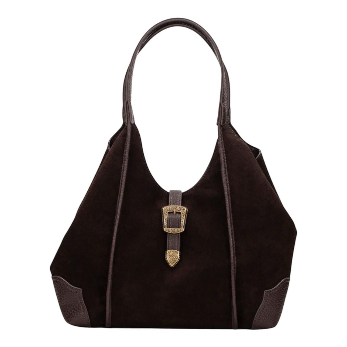 Hispanitas Γυναικεία Τσάντα Ώμου Hobo chocolate BI264939-C003 Καφέ
