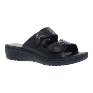 Parex Γυναικείες Παντόφλες Ανατομικές Comfort 12133019.B Μαύρο