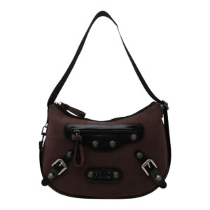 FRNC FRANCESCO Τσάντα Γυναικεία Ώμου-Χιαστί SMALL ROXIE MOON BAG 2363 COF Καφέ