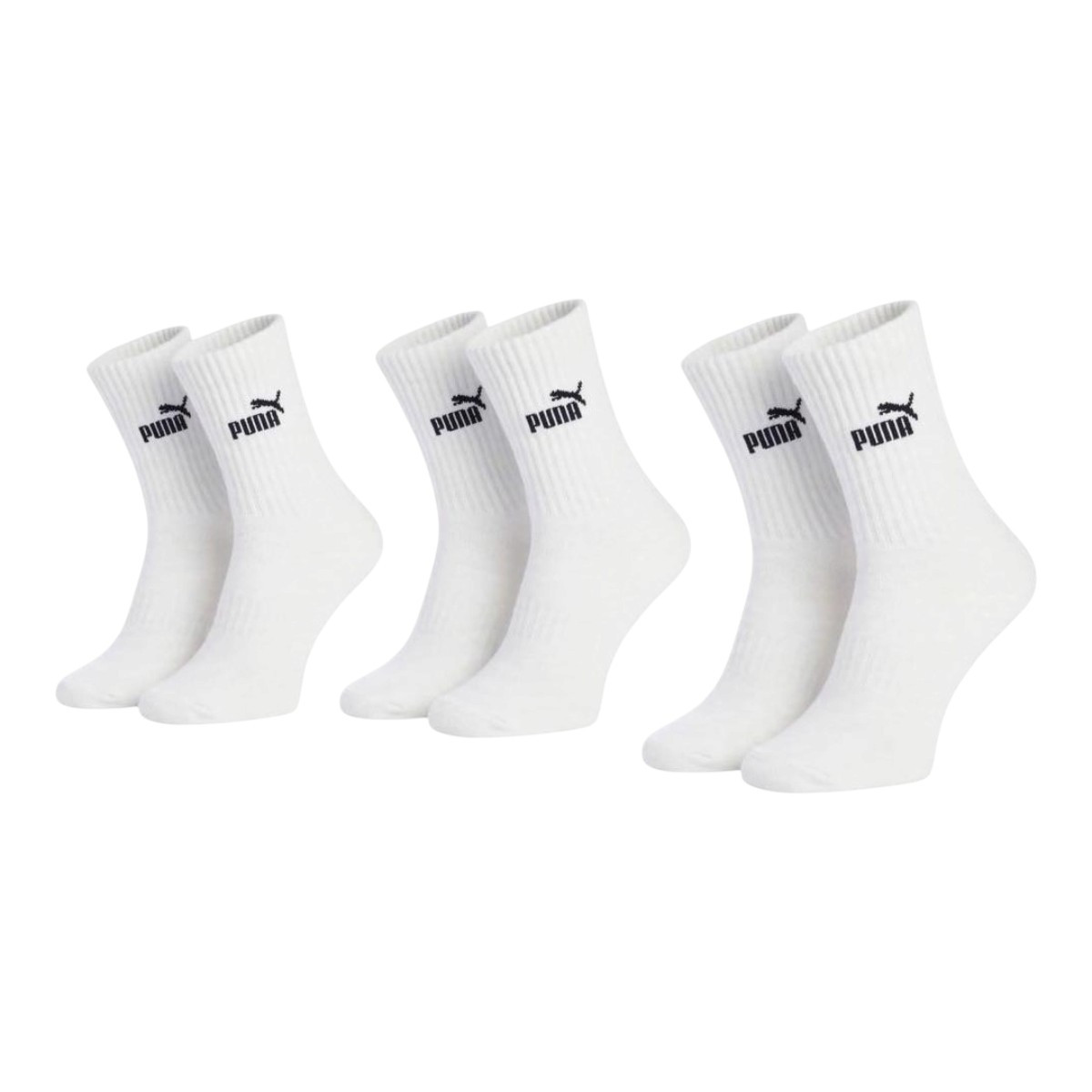 PUMA Short Socks Unisex Κάλτσες 3Pack 701235360-002 Λευκό