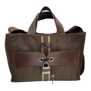 FRNC FRANCESCO Τσάντα Γυναικεία Χειρός-Ώμου Large Interlock Tote BAG 1839 COF Καφέ