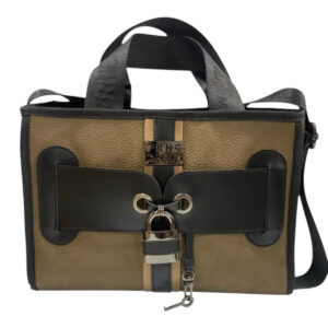 FRNC FRANCESCO Τσάντα Γυναικεία Χειρός-Ώμου Interlock Tote BAG 1838 CGR Πούρο