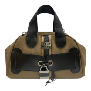 FRNC FRANCESCO Τσάντα Γυναικεία Χειρός-Ώμου Interlock BOWLING BAG 1841 CGR Πούρο