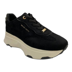 Renato Garini Γυναικεία Παπούτσια Sneakers 508-19R Μαύρο Κροκό Καστόρι X119R5083AG1