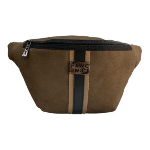 FRNC FRANCESCO Τσάντα Γυναικεία Μέσης Interlock Waist Bag 1835 CGR Πούρο