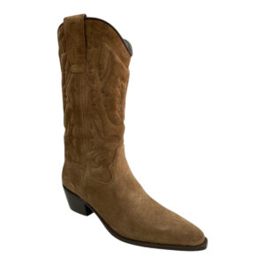 Commanchero Γυναικεία Παπούτσια Μπότα COW BOY 632-4285 Μπέζ Δέρμα Καστόρι