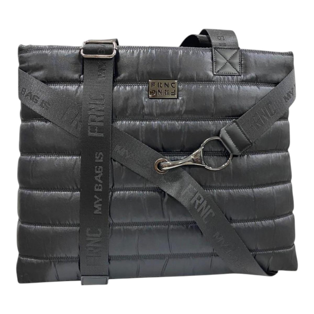FRNC FRANCESCO Τσάντα Γυναικεία Χειρός-Ώμου Soho Shoulder BAG 1471 BLK Μαύρο