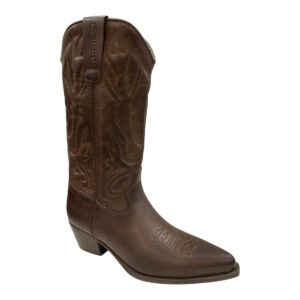 Commanchero Γυναικεία Παπούτσια Μπότα COW BOY 632-212Γ Καφέ Δέρμα
