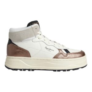 Pepe jeans KORE BASKET W Sneakers Γυναικεία Παπούτσια PLS31500-800 Λευκό