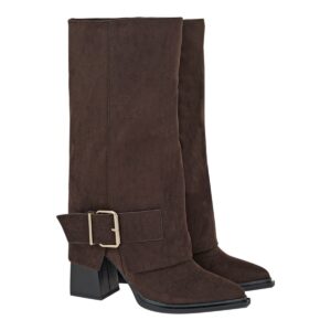 Exe Shoes Γυναικεία Μπότα COW BOY 67V-735 Καφέ Καστόρι V267V7355504