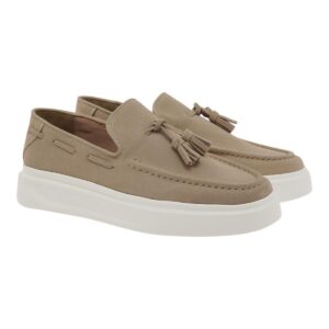 Renato Garini Ανδρικά παπούτσια LOAFERS 700-268 Μπέζ Καστόρι W57002682585