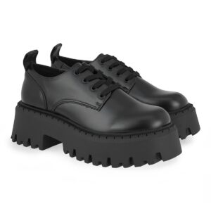 RENATO GARINI Γυναικεία Παπούτσια LACE-UP SHOES 03R-236 Μαύρο ΦΛΩΡΕΝΤΙΚ X103R236349J