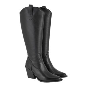 Exe Shoes Γυναικεία Μπότα fold-over western  70V-257 Μαύρο X270V2574001