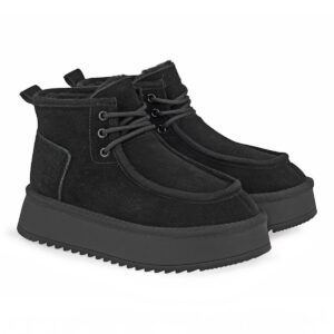 Exe Shoes Γυναικεία Μποτάκια Καστόρι APRES-SKI 03R-453 Μαύρο Καστόρι X303R4532004