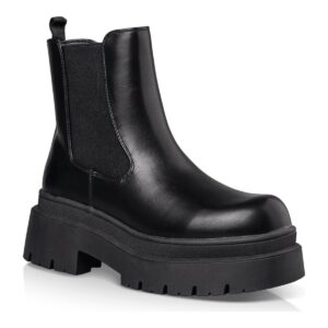 Envie Shoes Γυναικεία Mποτάκια CHUNKY CHELSEA BOOTS E12-22153-34 Μαύρο