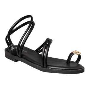 Envie Shoes Γυναικεία Πέδιλα FLAT SANDALS E96-23330-34 Μαύρο