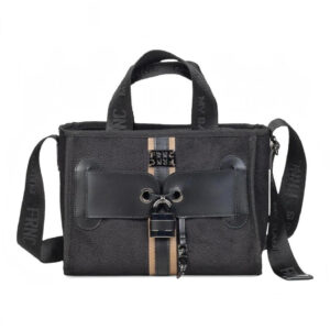 FRNC FRANCESCO Τσάντα Γυναικεία Χειρός-Ώμου Large Interlock Tote BAG 1839 BLK Mαύρο