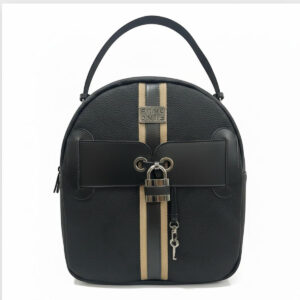 FRNC FRANCESCO Τσάντα Γυναικεία Πλάτης-Backpack Interlock Backpack 1840 BLK Μαύρο