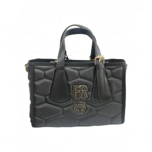 FRNC FRANCESCO Τσάντα Γυναικεία Χειρός-Ώμου ICON TOTE BAG 1445 BLK Μαύρο