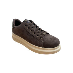 Renato Garini Γυναικεία Παπούτσια Sneakers 058-19R Καφέ ΚΑΣΤΟΡΙ Καφέ Βερνί X119R0582AF2
