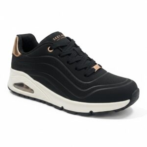 Skechers Γυναικεία Αθλητικά UNO GEN1 SHIMMER WAVE 310286/BLK Μαύρο