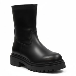 Commanchero Γυναικεία Μποτάκια Αρβυλάκια 51580-721 Μαύρο Δέρμα