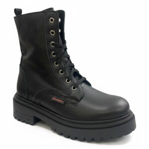 Commanchero Γυναικεία Μποτάκια Αρβυλάκια 51358-721 Μαύρο Δέρμα