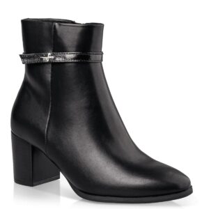 Envie Shoes Γυναικεία Μποτάκια ANKLE BOOTS V57-22130-34 Μαύρο BLOCK HEEL BOOTIES