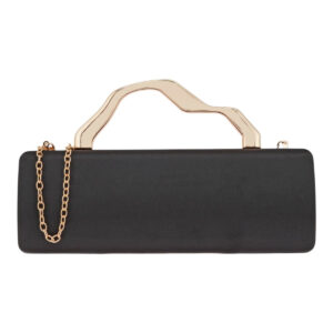Exe Bags Γυναικεία Τσάντα Φάκελος Clutches Χειρός 700-716 Μαύρο Σατέν X67007169049
